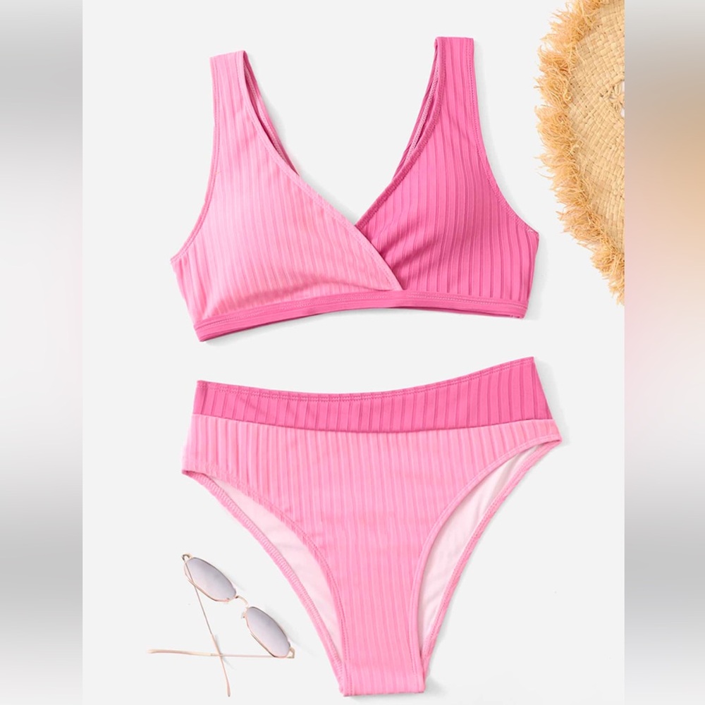 NWOT Colorblock Bikini